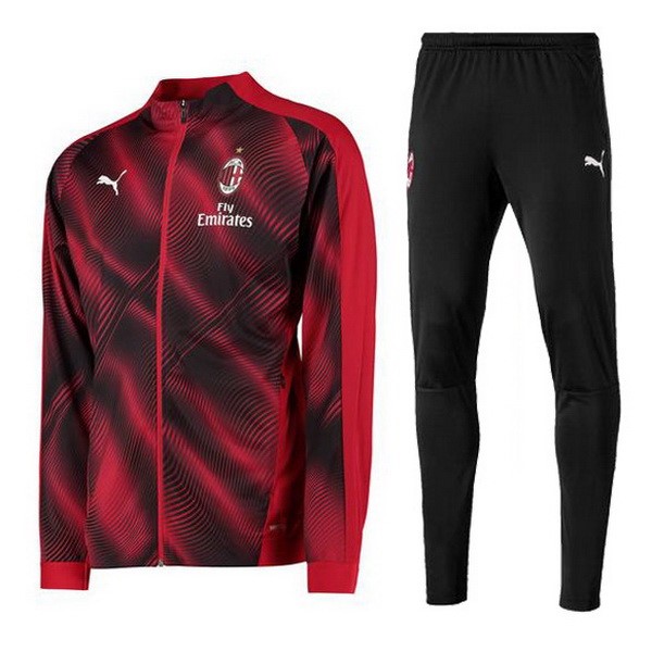 Chandal AC Milan 2019-20 Rojo Marino